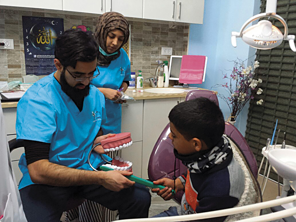 More than 200 children were treated when the Dental Aid Network visited Nablus in Palestine in December