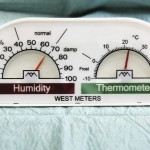 Figure 3 Metering device to monitor stock room temperature and humidity