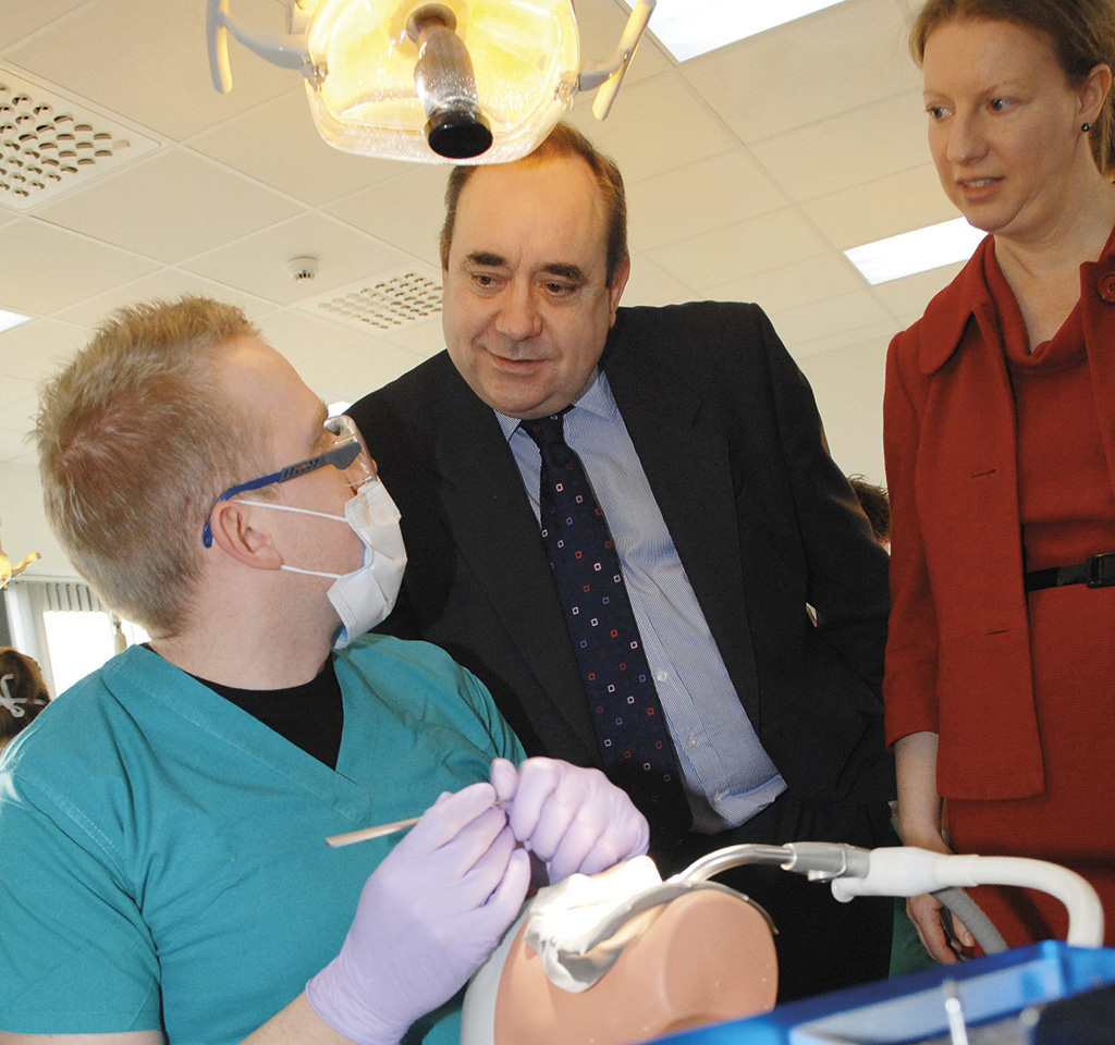 Alex Salmond at the Opening of Aberdeen Dental School