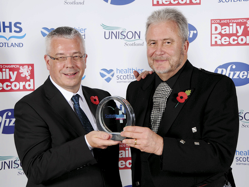 Professor Welbury with Deputy Chief Dental Officer Tom Ferris