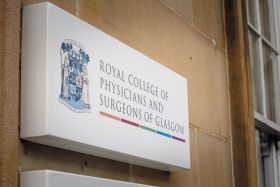 Royal College of Physicians and Surgeons of Glasgow signage