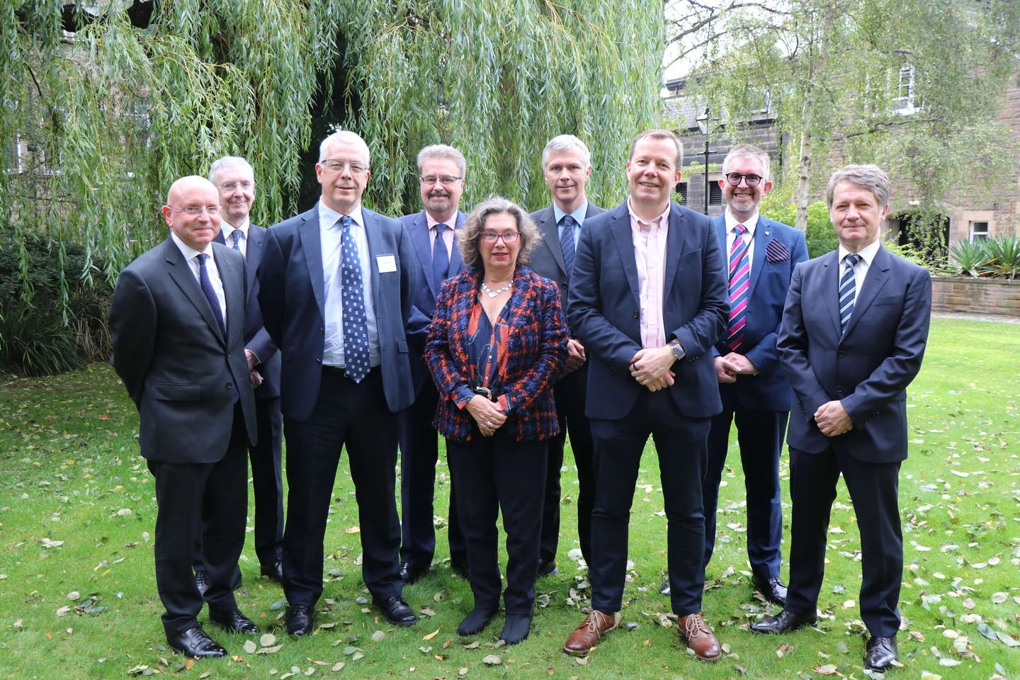 A group shot of the team behind the new venture with Jan Clarkson, Tom Ferris, and Jason Leitch