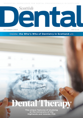 Dental Therapy in the highlands, this month's Scottish Dental cover looks at the benefits of studying at UHI