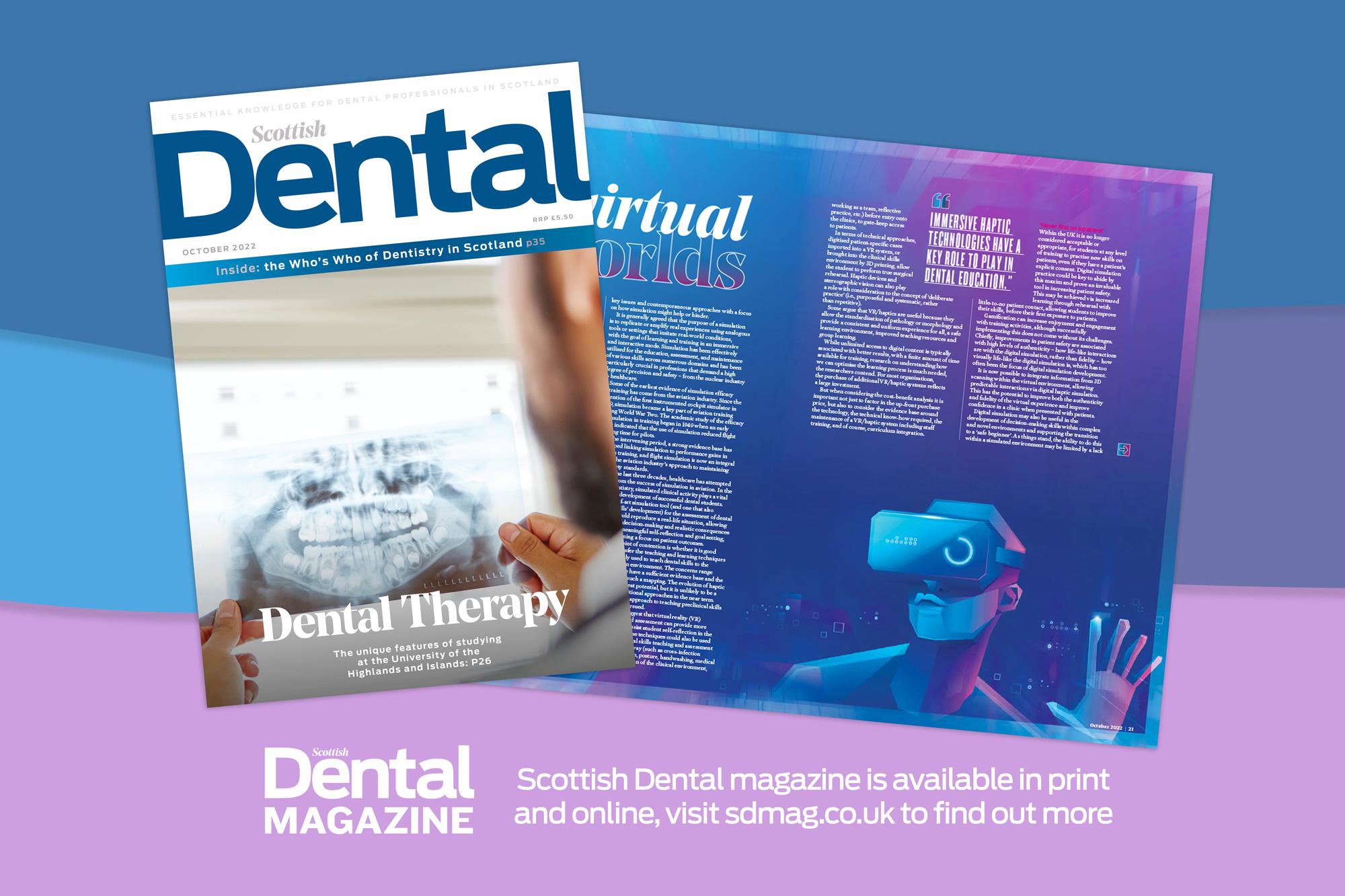 Subscriptions Scottish Dental magazine Scottish Dental magazine