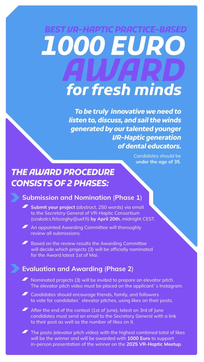 A Flyer for the competition promoting the prize.