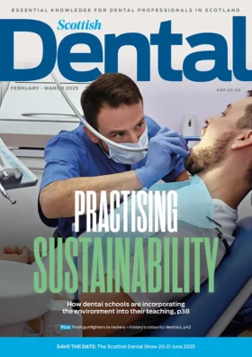 Practicing sustainability –  this month's cover story for Scottish Dental magazine.